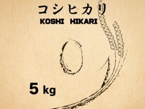 無農薬 コシヒカリ 天日干し米5kg